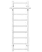 Полотенцесушитель водяной Deffi Nicolе П9 300х1000 боковое левое подключение белый A.NI.100.30.9.W.B