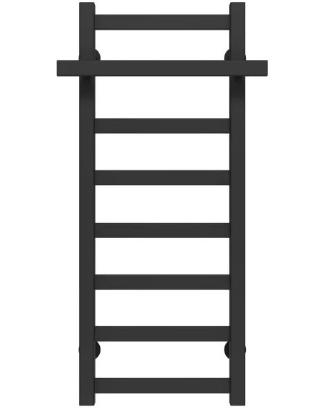 Сушка для рушників водяна Deffi Nicolе П8 300х800 бічне праве підключення чорний A.NI.80.30.8.B.C