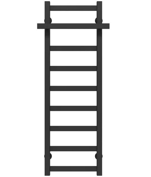 Сушка для рушників водяна Deffi Nicolе П9 300х1000 бічне праве підключення чорний A.NI.100.30.9.B.C
