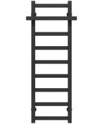 Сушка для рушників водяна Deffi Nicolе П9 300х1000 бічне праве підключення чорний A.NI.100.30.9.B.C