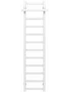 Сушка для рушників водяна Deffi Nicolе П12 300х1400 нижнє підключення білий A.NI.140.30.12.W.A