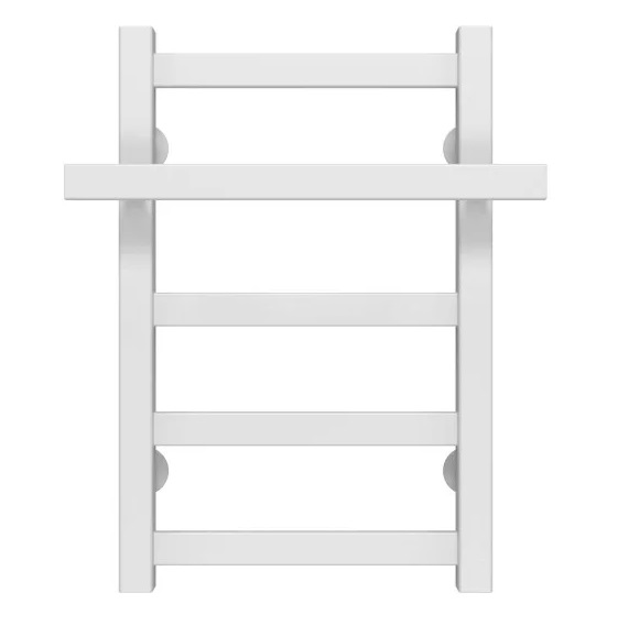 Полотенцесушитель водяной Deffi Nicolе П5 400х500 боковое правое подключение белый A.NI.50.40.5.W.C