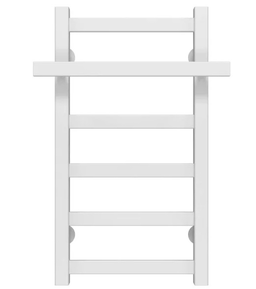 Полотенцесушитель водяной Deffi Nicolе П6 400х600 нижнее подключение белый A.NI.60.40.6.W.A