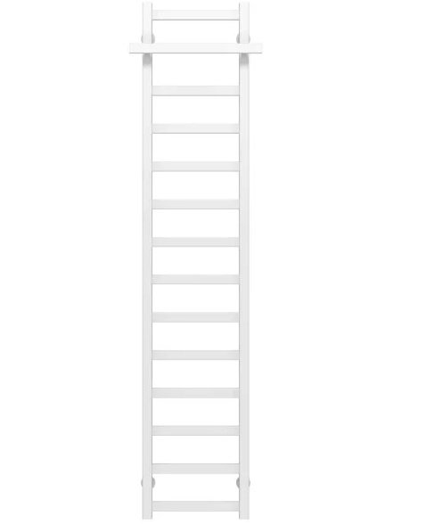 Полотенцесушитель водяной Deffi Nicolе П14 300х1600 боковое правое подключение белый A.NI.160.30.14.W.C