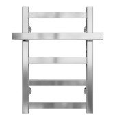 Полотенцесушитель водяной Deffi Nicolе П5 400х500 нижнее подключение хром A.NI.50.40.5.C.A