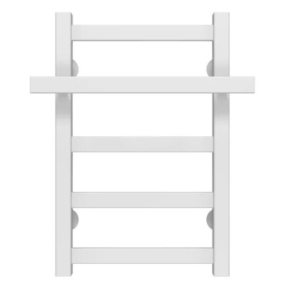 Полотенцесушитель водяной Deffi Nicolе П5 400х500 нижнее подключение белый A.NI.50.40.5.W.A