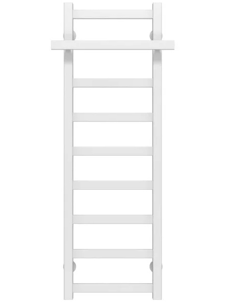 Полотенцесушитель водяной Deffi Nicolе П9 400х1000 нижнее подключение белый A.NI.100.40.9.W.A