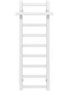 Сушка для рушників водяна Deffi Nicolе П9 400х1000 нижнє підключення білий A.NI.100.40.9.W.A