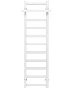 Полотенцесушитель водяной Deffi Nicolе П11 400х1200 боковое правое подключение белый A.NI.120.40.11.W.C