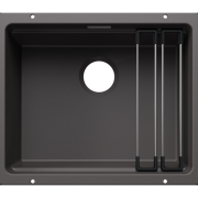 Мойка для кухни прямоугольная Blanco ETAGON 500-U SILGRANIT PuraDur тёмная скала 527758