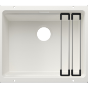 Мойка для кухни прямоугольная Blanco ETAGON 500-U SILGRANIT PuraDur белый 527759