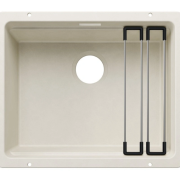 Мойка для кухни прямоугольная Blanco ETAGON 500-U SILGRANIT PuraDur нежный белый 527756