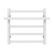 Сушка для рушників водяна Deffi Nicolе П5 500х500 нижнє підключення білий A.NI.50.50.5.W.A