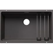 Мойка для кухни прямоугольная Blanco ETAGON 700-U SILGRANIT PuraDur темная скала 527766