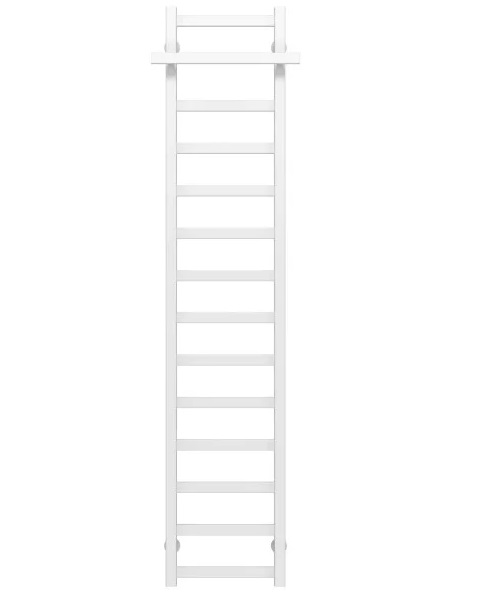 Сушка для рушників водяна Deffi Nicolе П14 400х1600 нижнє підключення білий A.NI.160.40.14.W.A