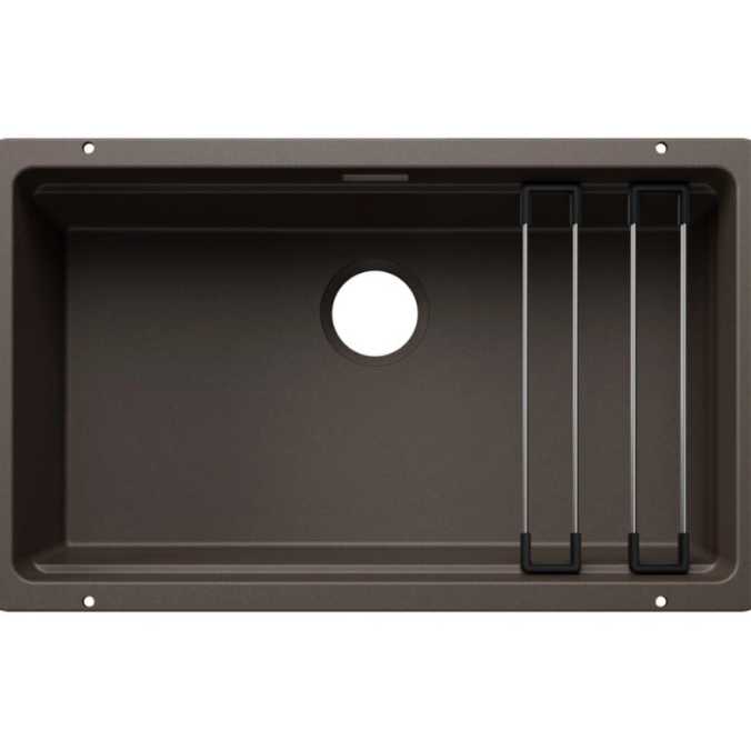 Мийка для кухні прямокутна Blanco ETAGON 700-U SILGRANIT PuraDur кава 527768