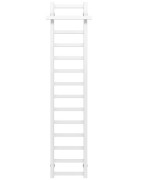 Полотенцесушитель водяной Deffi Nicolе П14 400х1600 нижнее подключение белый A.NI.160.40.14.W.A