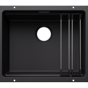 Мойка для кухни прямоугольная Blanco ETAGON 500-U SILGRANIT PuraDur черный 527754