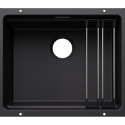Мойка для кухни прямоугольная Blanco ETAGON 500-U SILGRANIT PuraDur антрацит 527757
