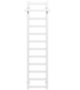 Полотенцесушитель водяной Deffi Nicolе П12 400х1400 боковое левое подключение белый A.NI.140.40.12.W.B