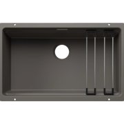 Мойка для кухни прямоугольная Blanco ETAGON 700-U SILGRANIT PuraDur вулканический серый 527763