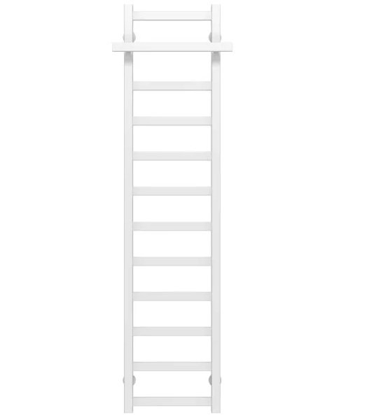 Сушка для рушників водяна Deffi Nicolе П12 400х1400 бічне праве підключення білий A.NI.140.40.12.W.C