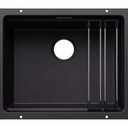 Мойка для кухни прямоугольная Blanco ETAGON 500-U SILGRANIT PuraDur антрацит 527757