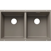 Мийка для кухні прямокутна Blanco SUBLINE 350/350-U SILGRANIT PuraDur сірий беж 527833