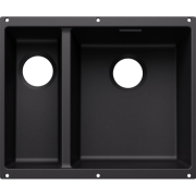 Мойка для кухни прямоугольная Blanco SUBLINE 340/160-U SILGRANIT PuraDur чёрный 527810
