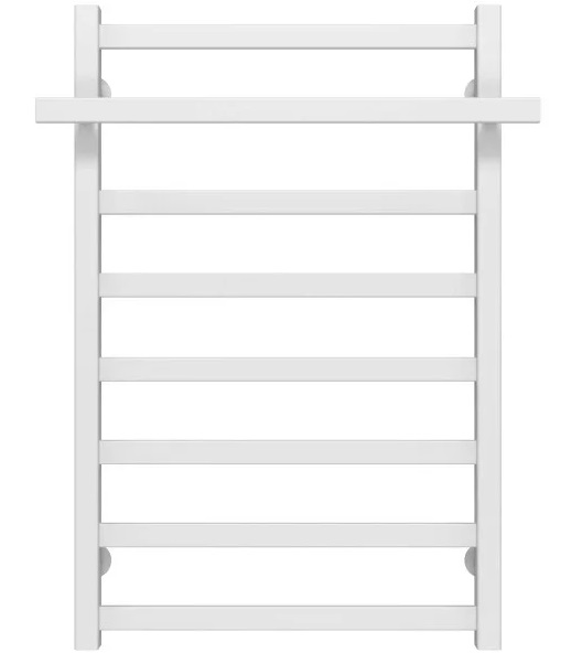 Сушка для рушників водяна Deffi Nicolе П8 500х800 бічне праве підключення білий A.NI.80.50.8.W.C