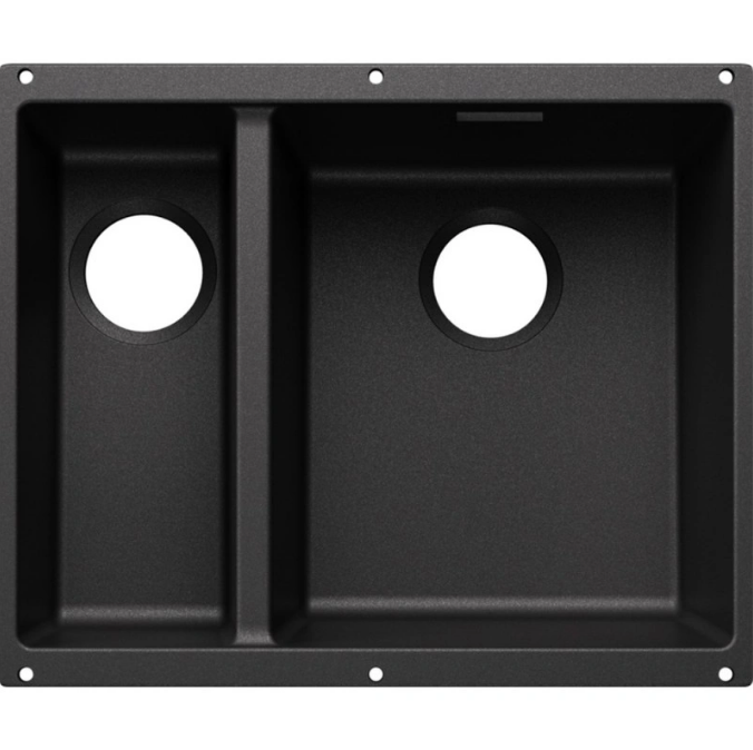 Мийка для кухні прямокутна Blanco SUBLINE 340/160-U SILGRANIT PuraDur антрацит 527813
