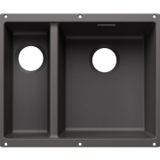 Мойка для кухни прямоугольная Blanco SUBLINE 340/160-U SILGRANIT PuraDur темная скала 527814