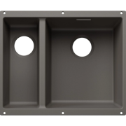 Мойка для кухни прямоугольная Blanco SUBLINE 340/160-U SILGRANIT PuraDur вулканический серый 527811