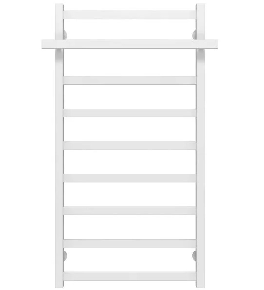 Полотенцесушитель водяной Deffi Nicolе П9 500х1000 нижнее подключение белый A.NI.100.50.9.W.A