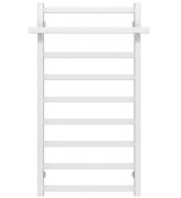 Полотенцесушитель водяной Deffi Nicolе П9 500х1000 нижнее подключение белый A.NI.100.50.9.W.A