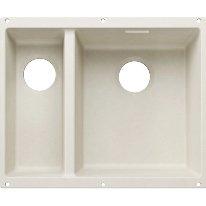 Мийка для кухні прямокутна Blanco SUBLINE 340/160-U SILGRANIT PuraDur ніжний білий 527812