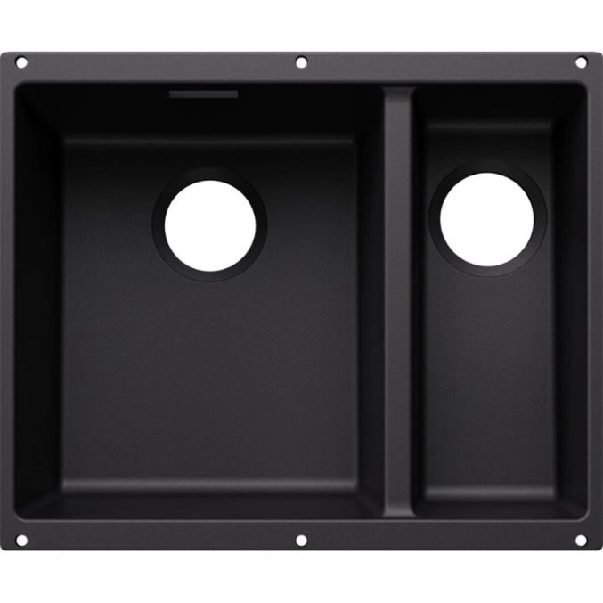 Мийка для кухні прямокутна Blanco SUBLINE 340/160-U SILGRANIT PuraDur чорний 527818