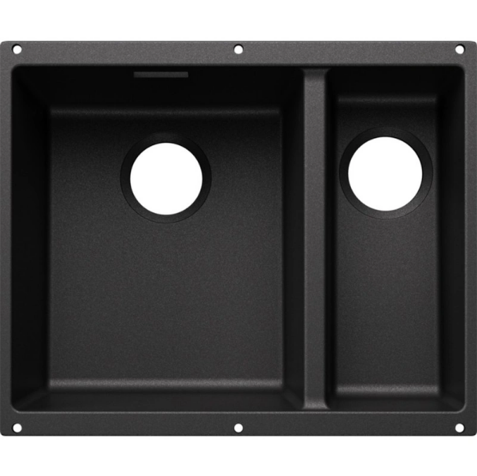 Мийка для кухні прямокутна Blanco SUBLINE 340/160-U SILGRANIT PuraDur антрацит 527821