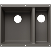 Мойка для кухни прямоугольная Blanco SUBLINE 340/160-U SILGRANIT PuraDur вулканический серый 527819