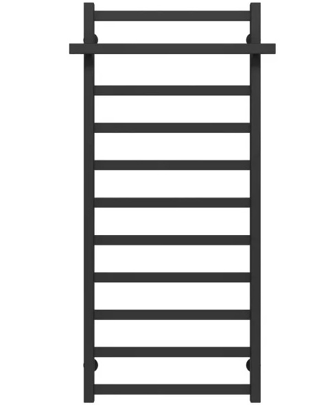 Полотенцесушитель водяной Deffi Nicolе П11 500х1200 боковое правое подключение черный A.NI.120.50.11.B.C