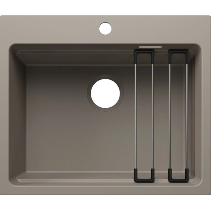 Мойка для кухни прямоугольная Blanco ETAGON 6 SILGRANIT PuraDur серый беж 527753