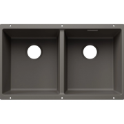 Мийка для кухні прямокутна Blanco SUBLINE 350/350-U SILGRANIT PuraDur темна скеля 527827