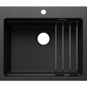 Мойка для кухни прямоугольная Blanco ETAGON 6 SILGRANIT PuraDur антрацит 527749