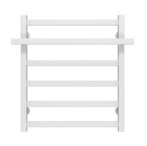 Полотенцесушитель водяной Deffi Nicolе П6 500х600 нижнее подключение белый A.NI.60.50.6.W.A