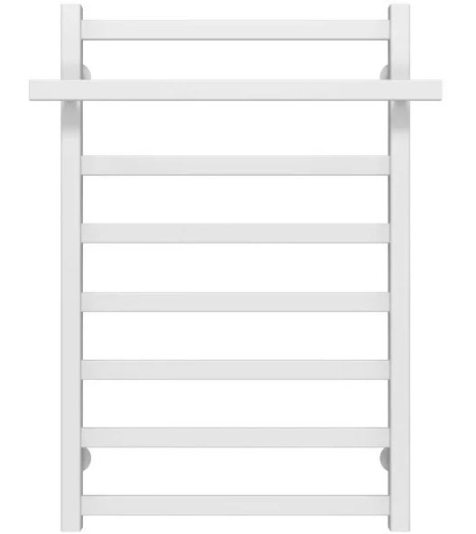 Сушка для рушників водяна Deffi Nicolе П8 500х800 нижнє підключення білий A.NI.80.50.8.W.A