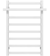 Сушка для рушників водяна Deffi Nicolе П8 500х800 нижнє підключення білий A.NI.80.50.8.W.A