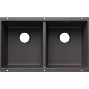 Мийка для кухні прямокутна Blanco SUBLINE 350/350-U SILGRANIT PuraDur вулканічний сірий 527830