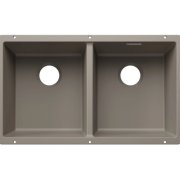 Мийка для кухні прямокутна Blanco SUBLINE 350/350-U SILGRANIT PuraDur сірий беж 527833