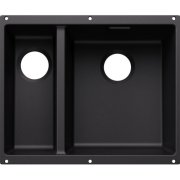 Мийка для кухні прямокутна Blanco SUBLINE 340/160-U SILGRANIT PuraDur чорний  527810