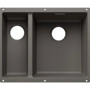 Мийка для кухні прямокутна Blanco SUBLINE 340/160-U SILGRANIT PuraDur вулканічний сірий 527811